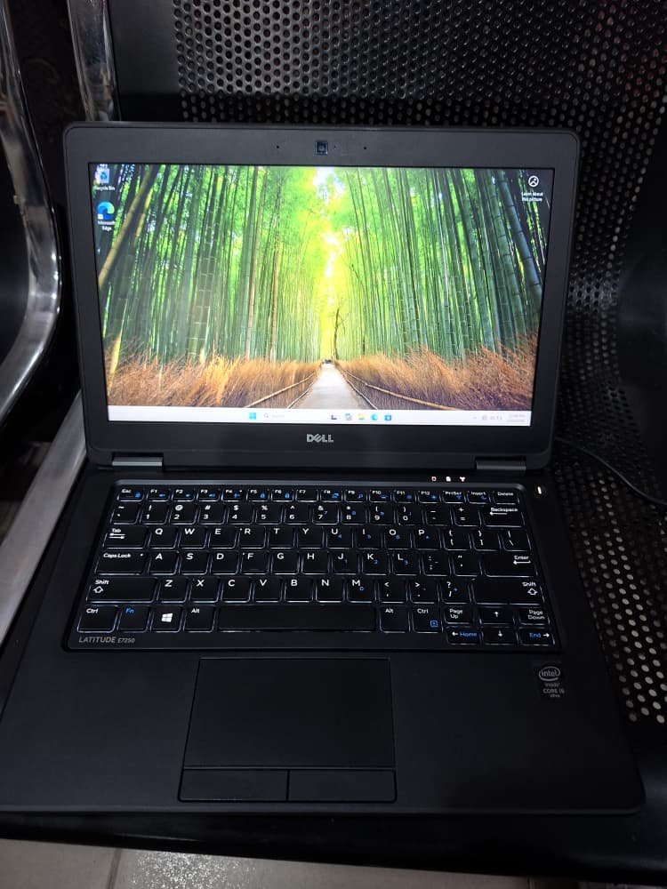 A Dell laptop being serviced and tested on the workbench at SATT Computers